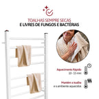 Toalheiro Térmico 2 Toalhas Branco Aiello