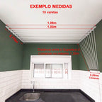 Varal Individual de Parede a Parede