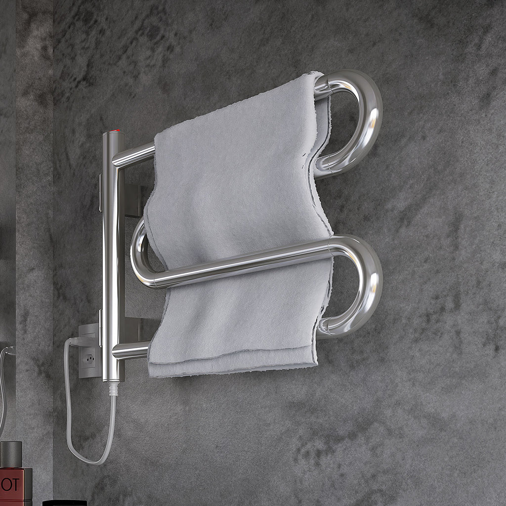 Toalheiro Térmico Articulado Compacto Inox Seccare