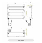 Toalheiro Térmico Classic Branco Aquece