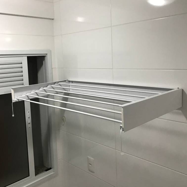 Varal Mágico 74cm 4 Varetas Branco